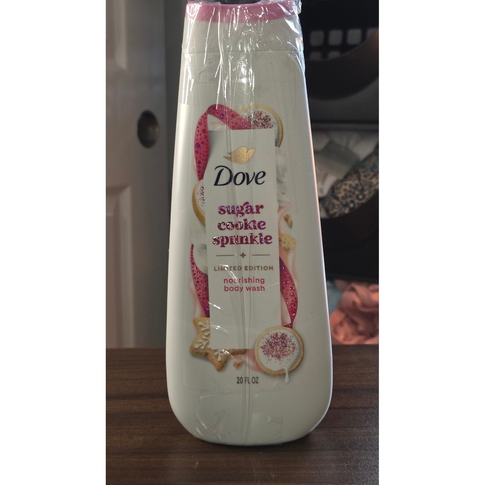 Dove Sugar Cookie Sprinkle Limited Edition Holiday Treats Body Wash 20oz